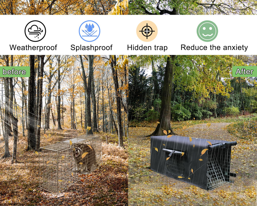 Deblue sensitive triggers inside the trap improve capture reliability