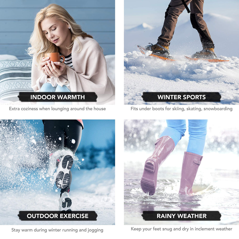 Debra Weitzner 12-pair thermal socks showcase warmth and all-day comfort