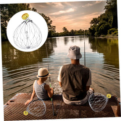 DECOMELODY steel wire crab pot demonstrates durable construction.