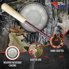 Deception Scents MK Pot Call with slate surface yields natural clucks.