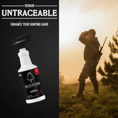 Deception Scents odor eliminator targets odors directly for stealthy hunts.