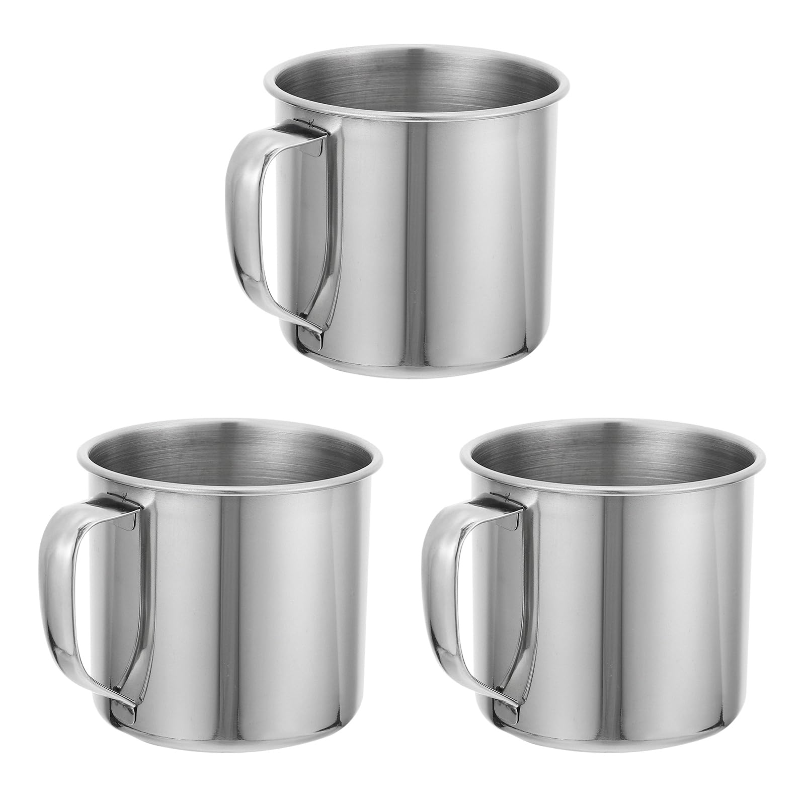DECHOUS 3Pcs kids mugs with unbreakable handle for toddler meals at home