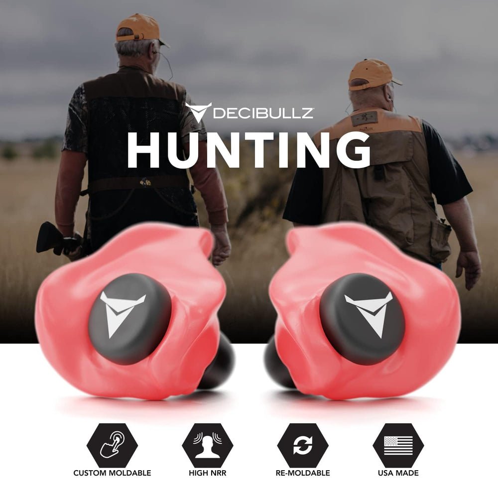 Decibullz earplugs in travel or concert setting illustrate portable hearing protection and comfort