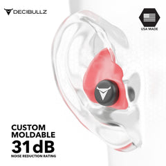 Decibullz thermoplastic molds flexible close-up emphasizes custom seal and noise isolation