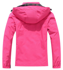 DECKTIN rain jacket hood detachable drawstring adjustable for changing weather