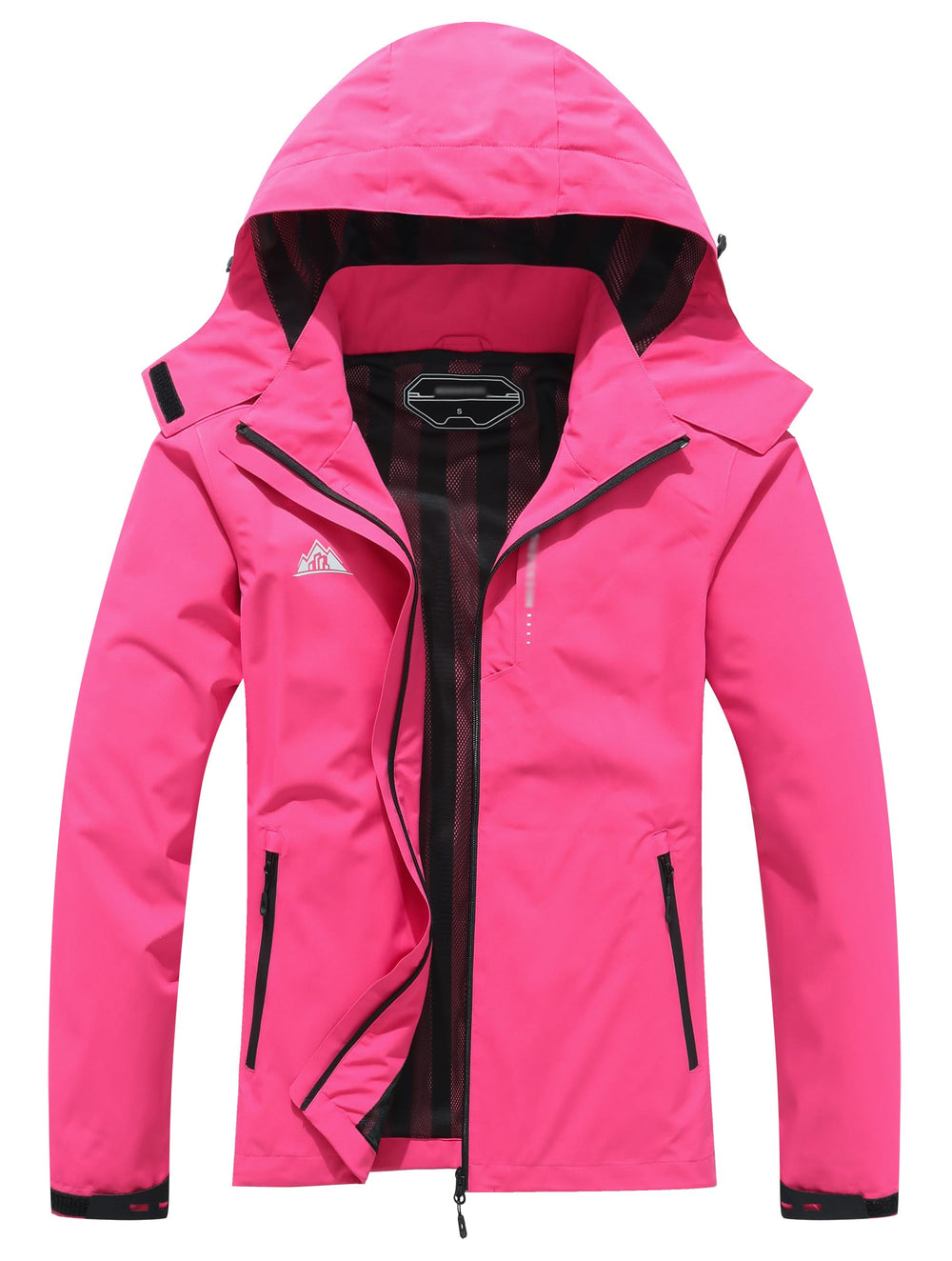 DECKTIN waterproof rain jacket fabric closeup showing durable material for rain protection