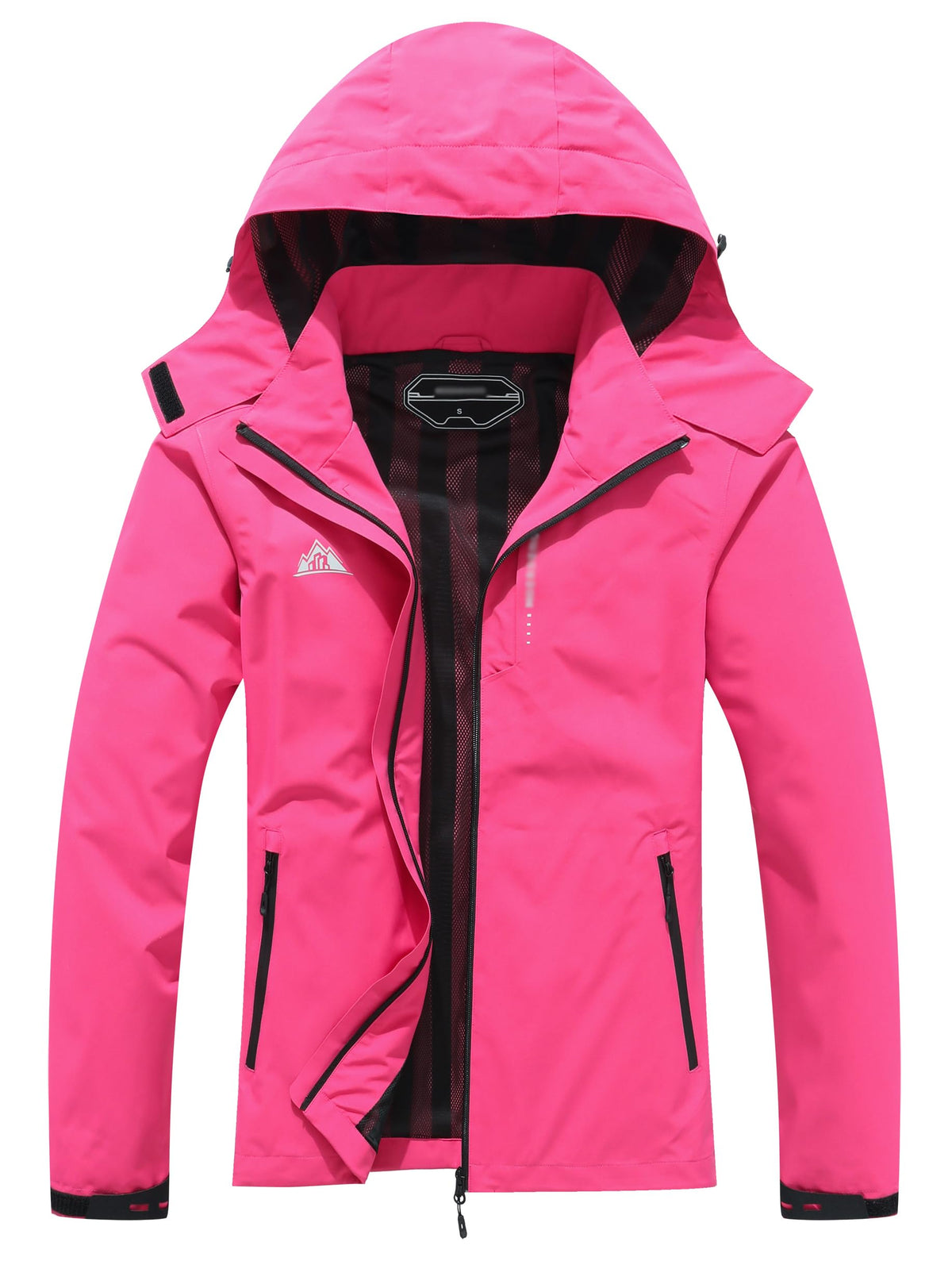 DECKTIN waterproof rain jacket fabric closeup showing durable material for rain protection