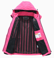 DECKTIN womens outdoor jacket pockets detail practical storage during trips
