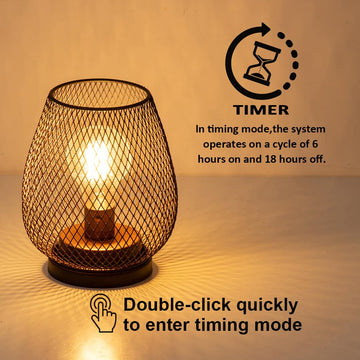 Decorkey adjustable brightness with timer for tailored mood and energy saving.