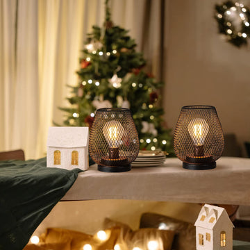 Decorkey shelf or entryway lantern enhances space with subtle warmth.