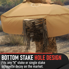 DecoyPro silhouette bag locking buckles secure decoys during transport