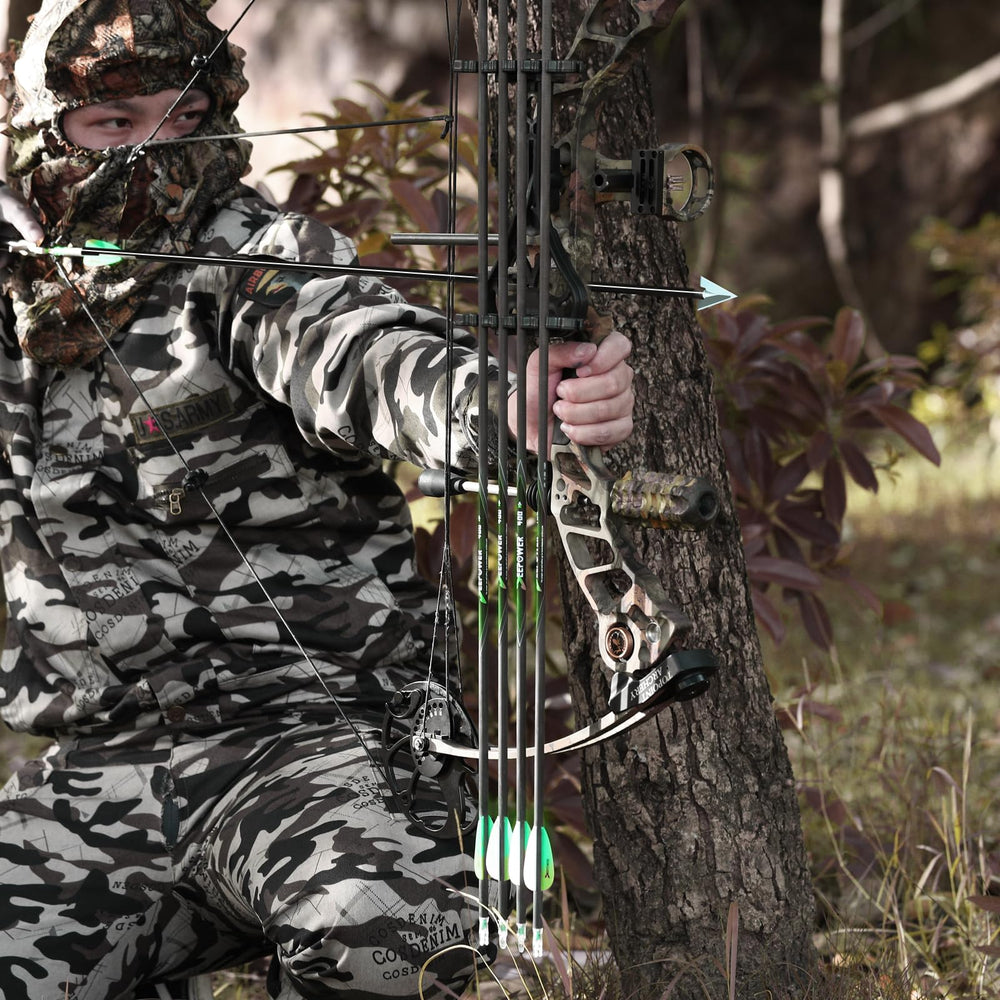 DEEPOWER arrows compatible with compound and recurve bows