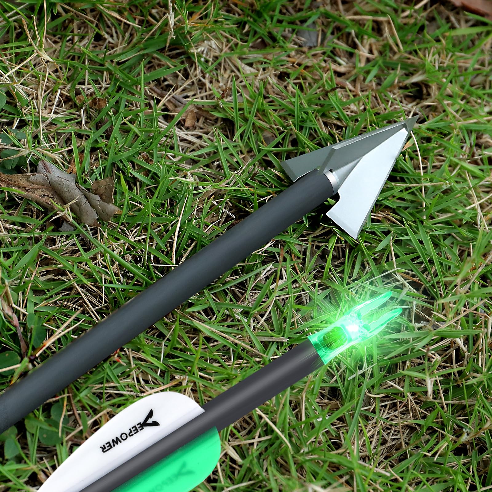 DEEPOWER packaging shows a 6-pack carbon arrow set