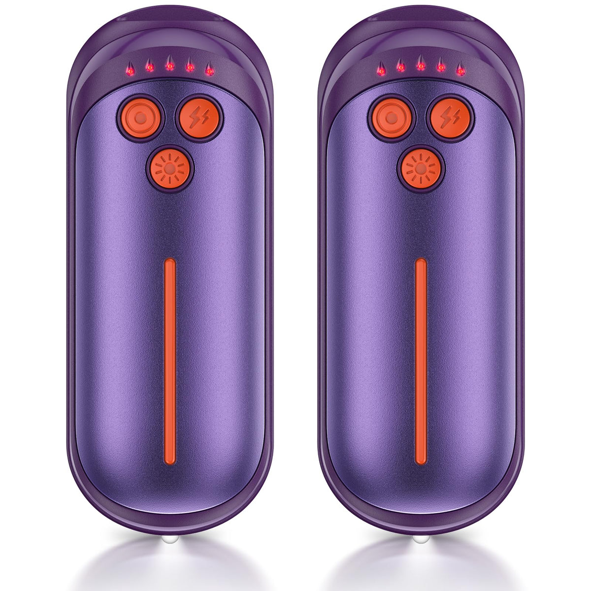 DeeKom rechargeable hand warmers 2-pack front view shows portable warmth for cold days