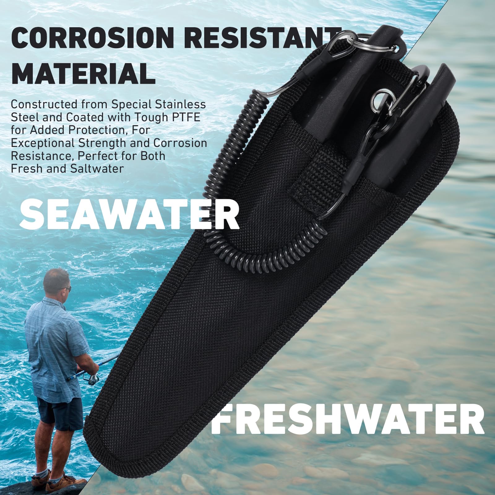Deep-sea, ice and surf fishing pliers