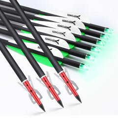 DEEPOWER removable-tip crossbow bolts for tip swaps and customization