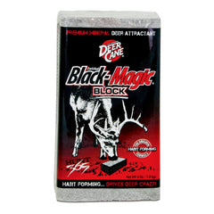 Close-up of EVOLVED HABITATS Deer Cane Black Magic Block Mineral Deer Attractant