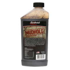 Liquid deer mineral attractant showing dense mineral content