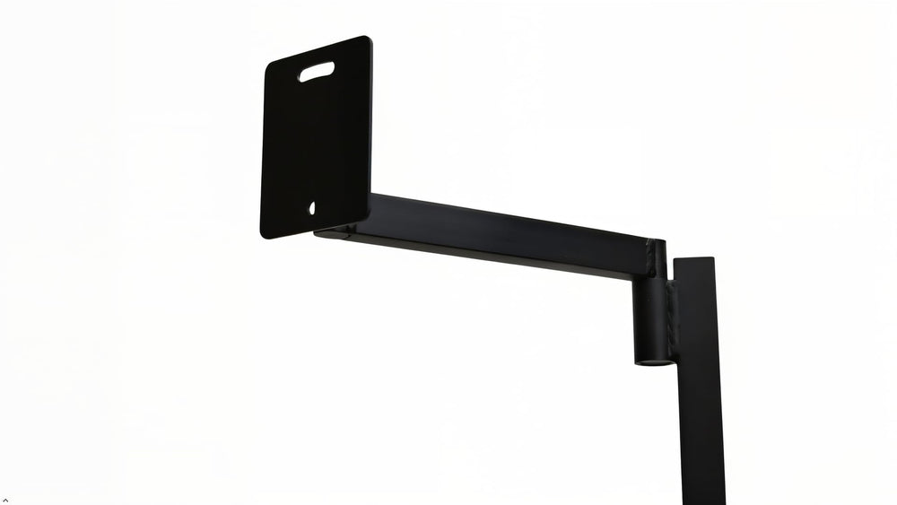 Adjustable slotted mounts demonstrate flexible setup.