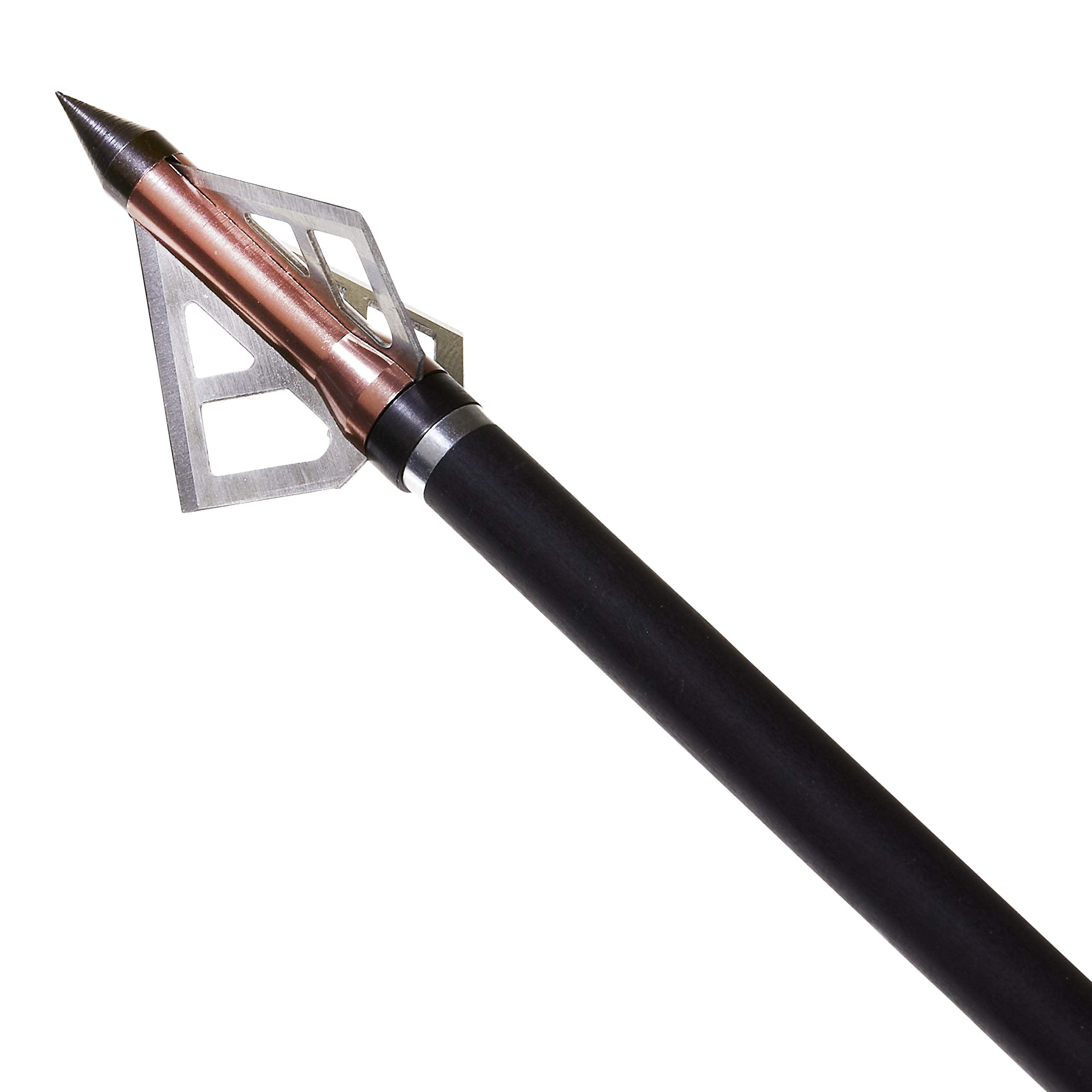 125 and 100 grain broadheads prepared for use