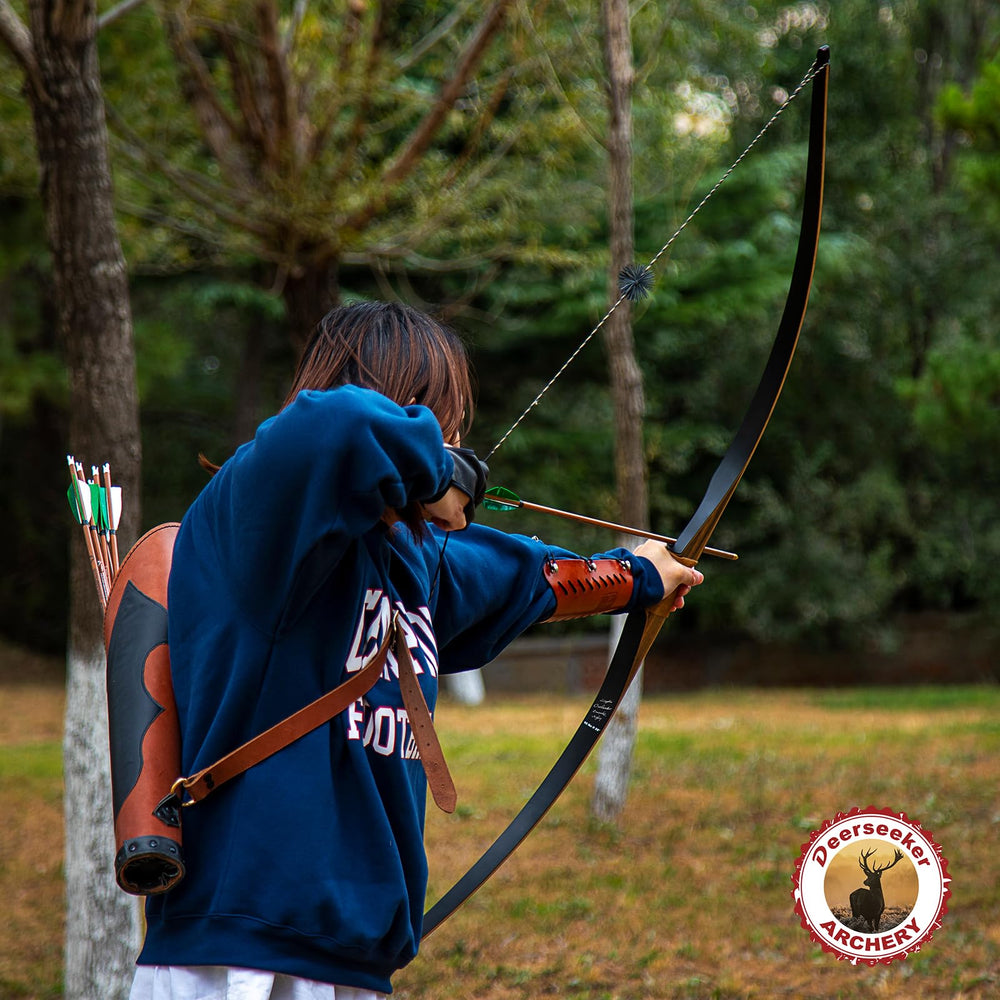 Deerseeker amo70 bowstring length guide aids proper setup for 66-inch actual length.