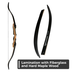 Deerseeker lower limb for 62-66 inch takedown bow delivers smooth draw.