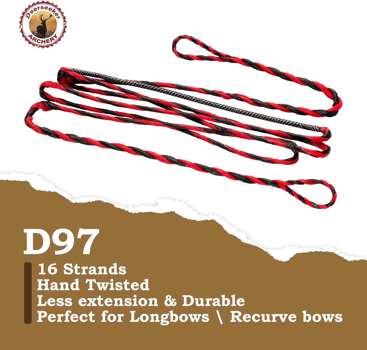Deerseeker Flemish D97 twist test on a traditional bow illustrates quick arrow flight