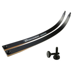 Deerseeker Outdoor takedown recurve limbs front view for quick setup and smooth shooting.