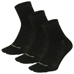 DEFEET Wooleator 3-charcoal 3-pack socks ideal for cycling and running