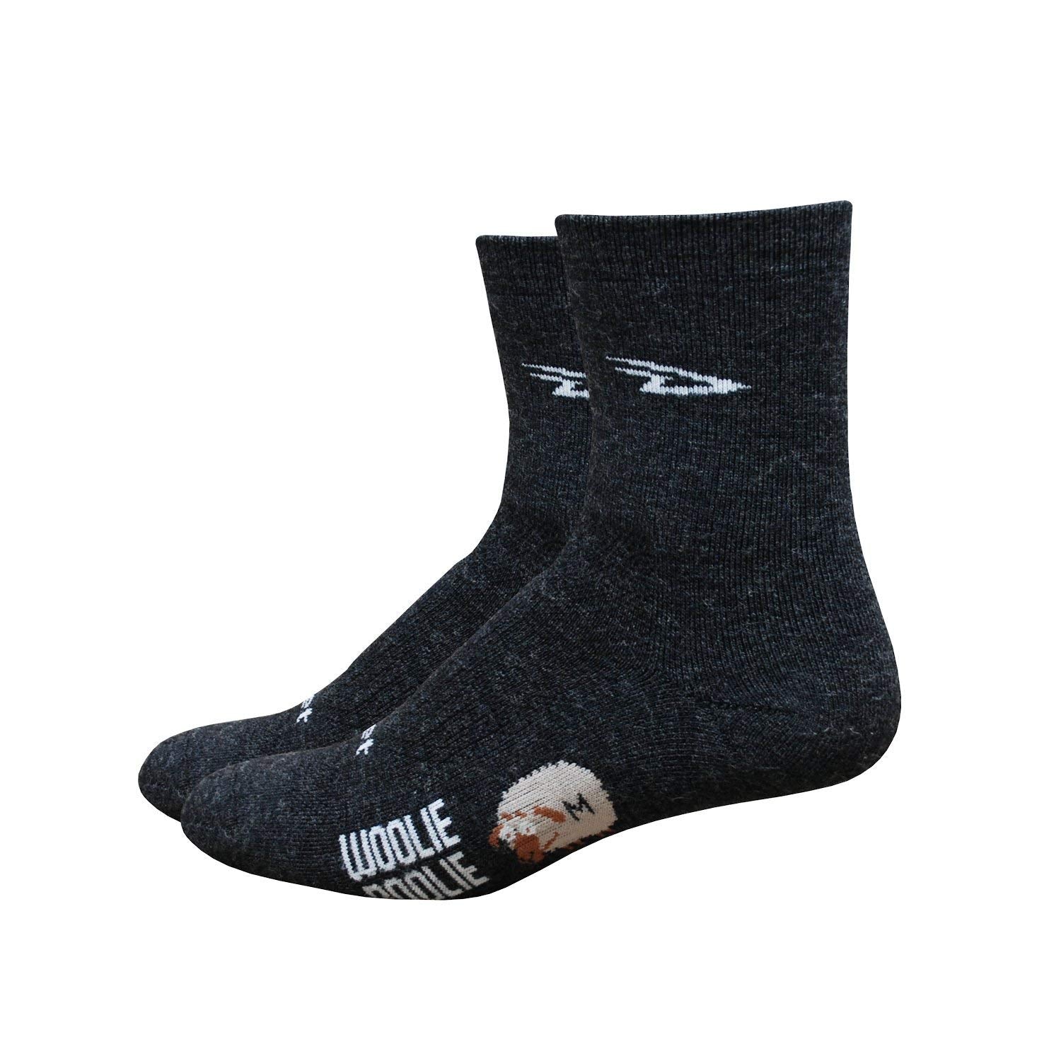 DEFEET Woolie Boolie 4-Inch Arch Support sock, cushioned mid-weight for all-day comfort.