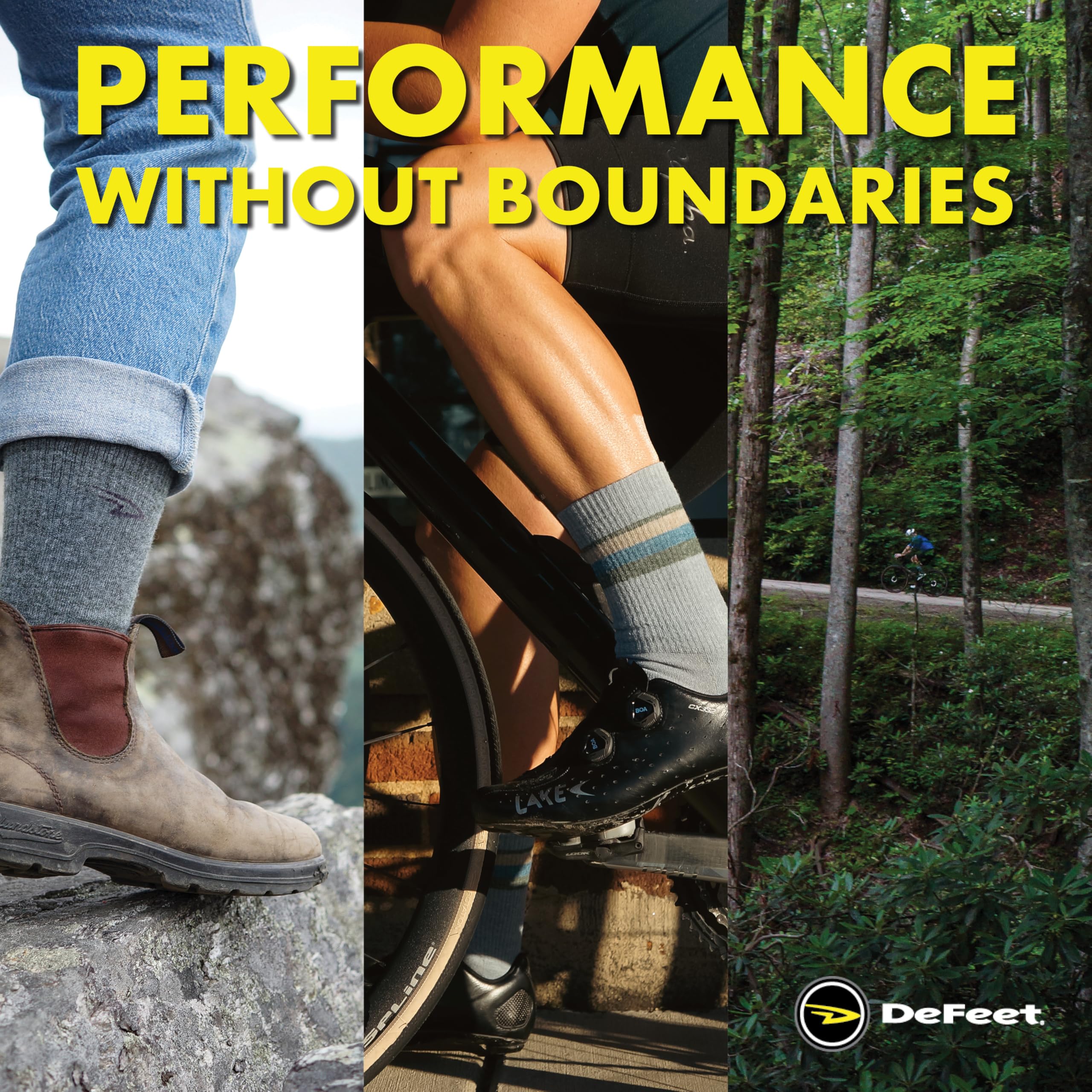 DEFEET Woolie Boolie insulation around toe and heel enhances warmth on cool rides.