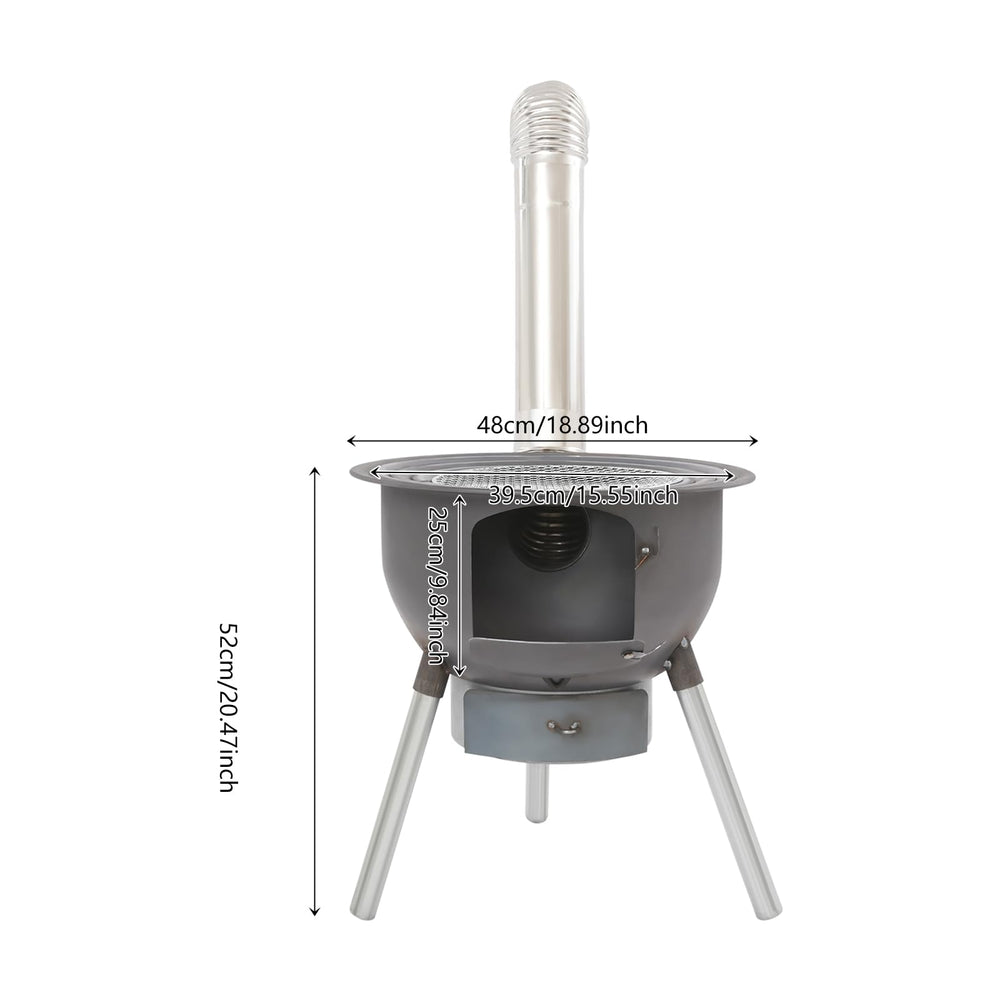 DEIGEHJRE dimensions and capacity highlighting ample cooking space