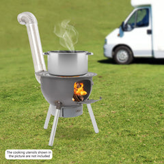 DEIGEHJRE stove door and latch, secure closure for safe hot-fire cooking