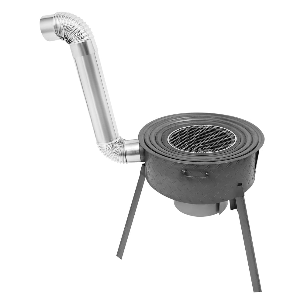 DEIGEHJRE chimney assembly emphasizes quick setup and ventilation