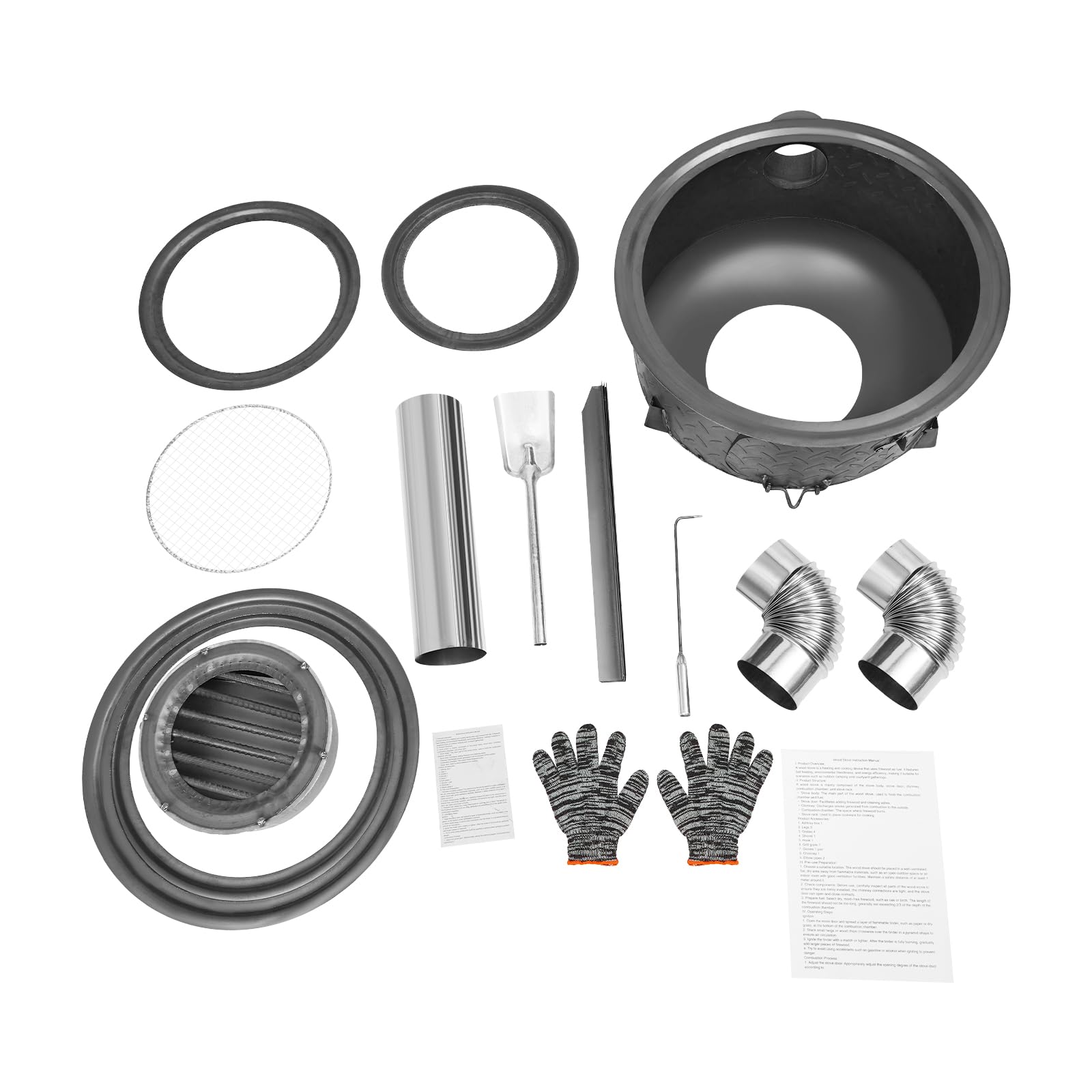 DEIGEHJRE packaging and accessories shows complete outdoor kit