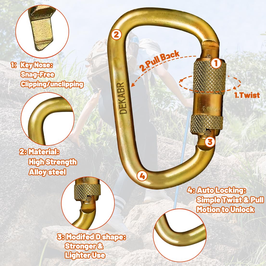 DEKABR corrosion-resistant finish with eco-friendly coating for harsh weather.