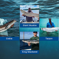 Delong Lures Anise-scented soft swimbait ready for freshwater pike and muskie