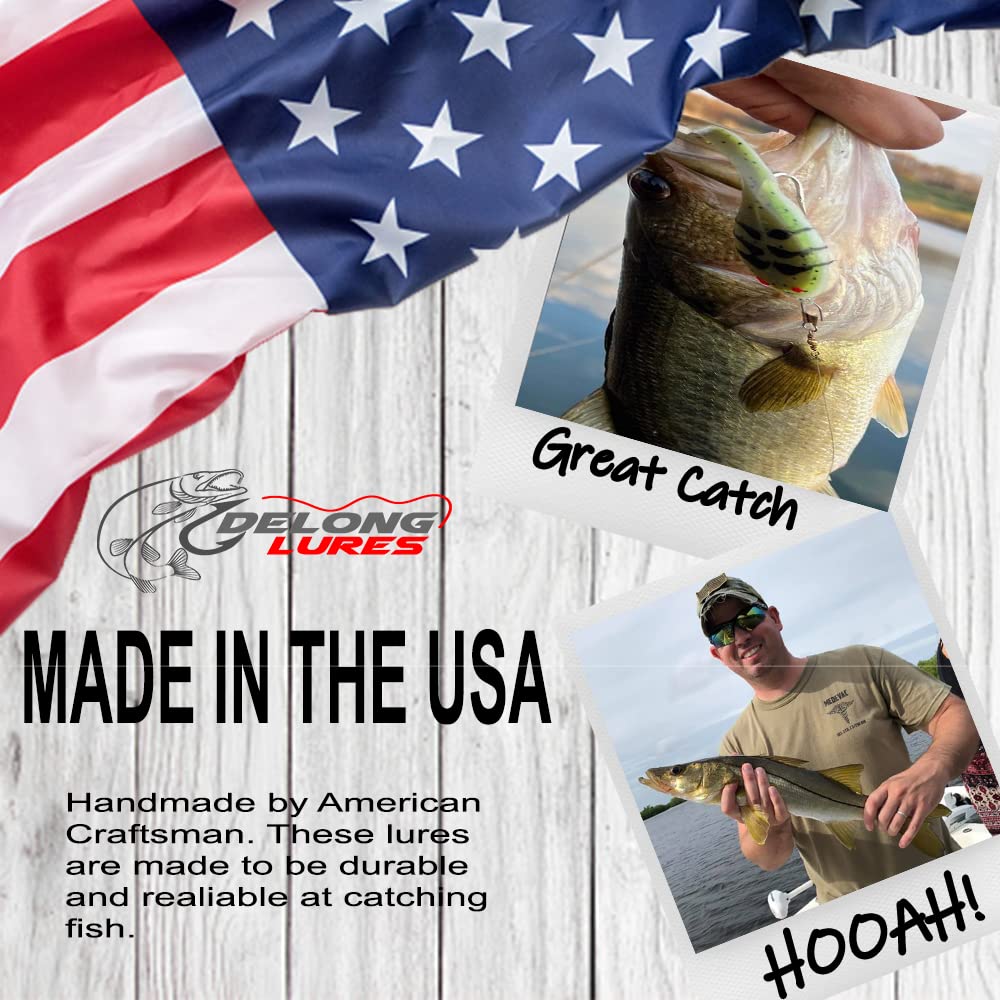 Delong Lures Tadpole crappie lure with scent for panfish success