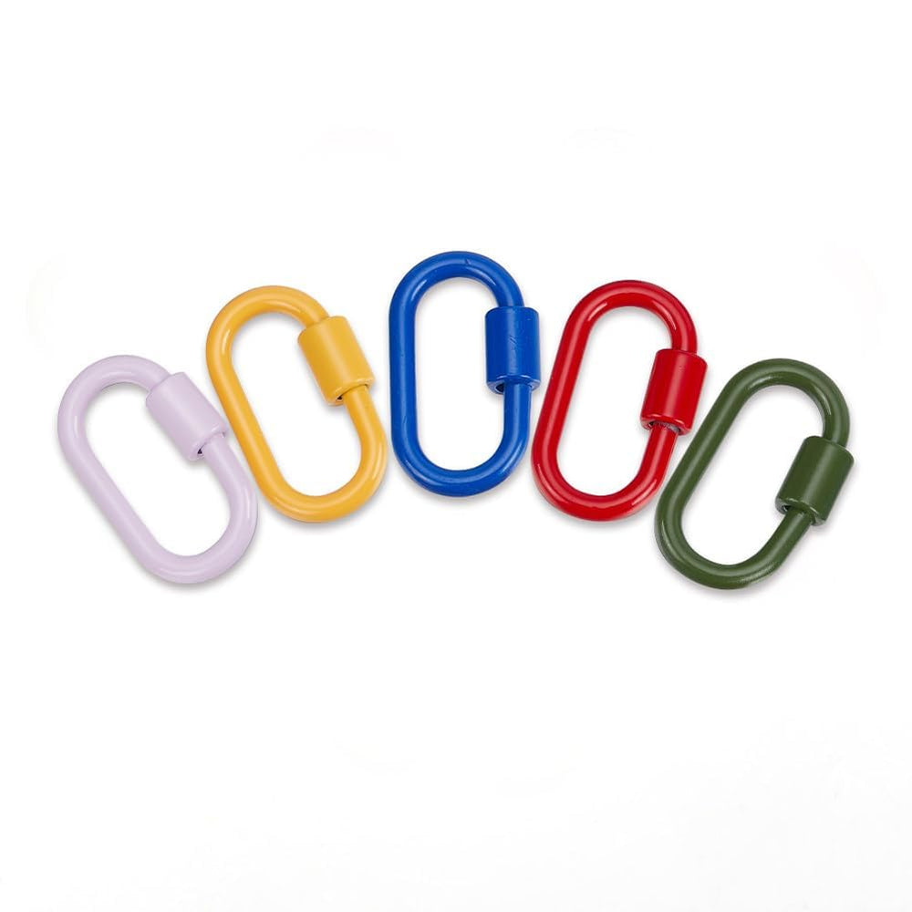 DELORIGIN screw-lock carabiner durable clip for reliable attachment points.