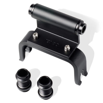 Delta Bike Thru-Axle Fork Mount fits 12mm and 15mm axles for transport.