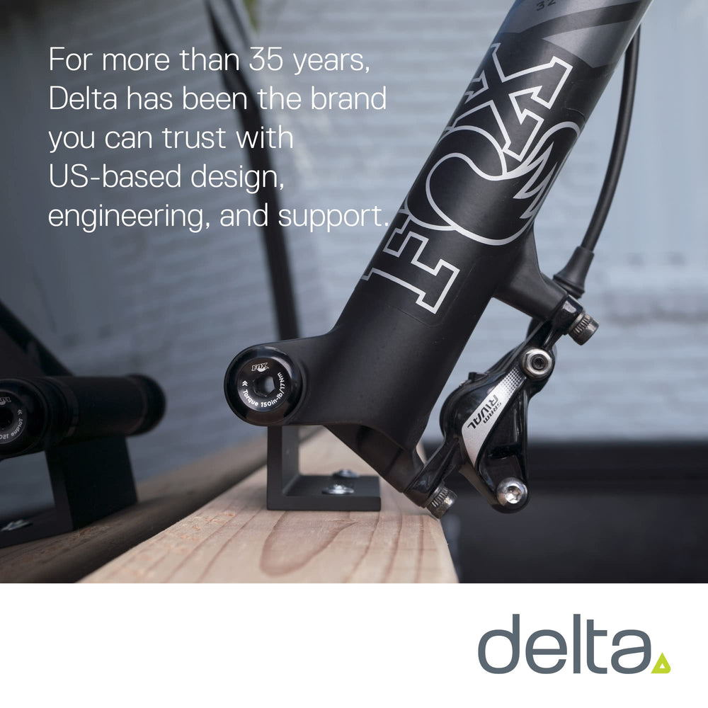 Delta includes spacers and adapters for quick setup.