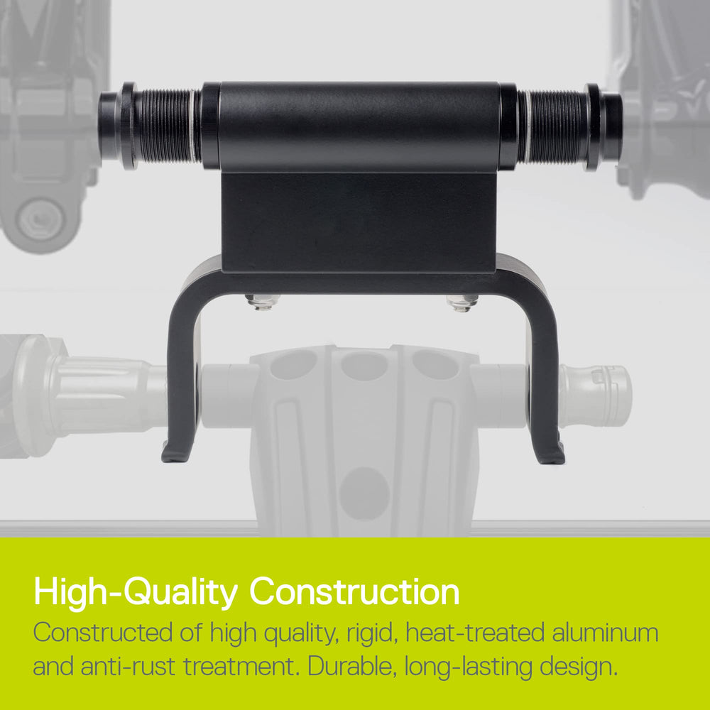 Delta roof adapter enables mounting on flat surfaces or roof racks.