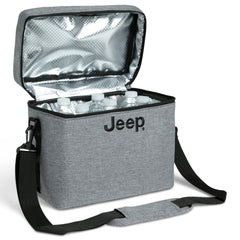 Delta Children Jeep Wrangler Cooler Bag 600D polyester exterior is durable and wipe-clean