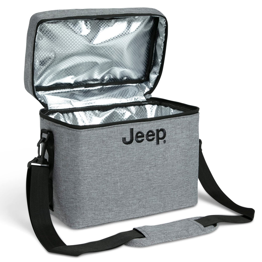 Delta Children Jeep Wrangler Cooler Bag holds 16 cans or 15 pounds for family outings