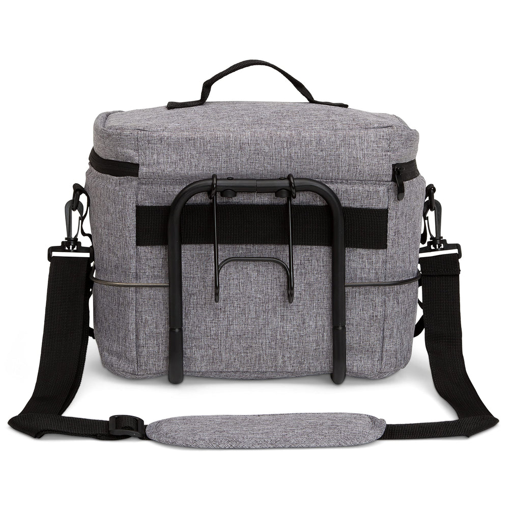 Delta Children Jeep Wrangler Cooler Bag in grey color fits family gear and parks