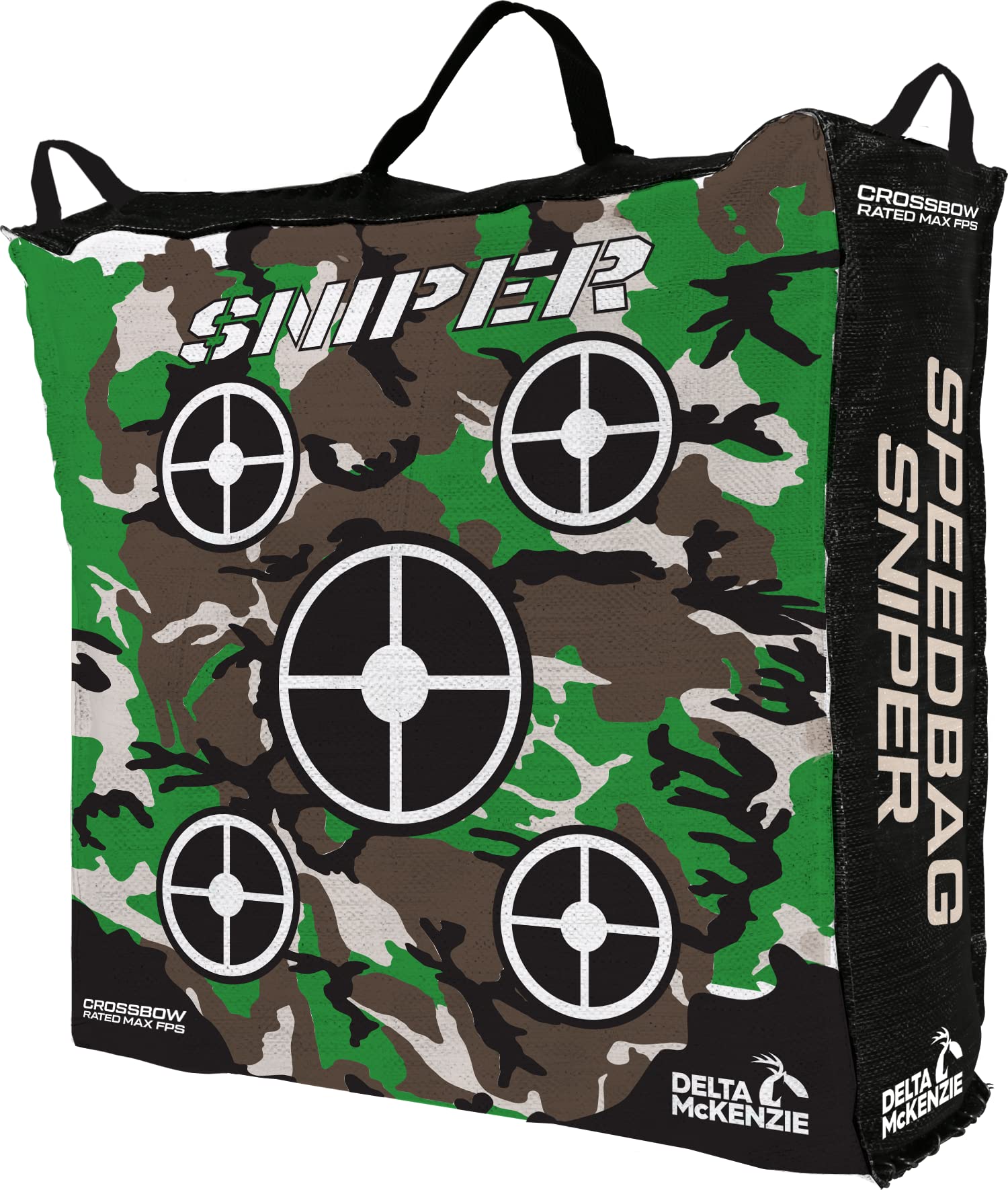 Delta McKenzie Speedbag Sniper 20-inch archery target, dual-sided for versatile backyard practice