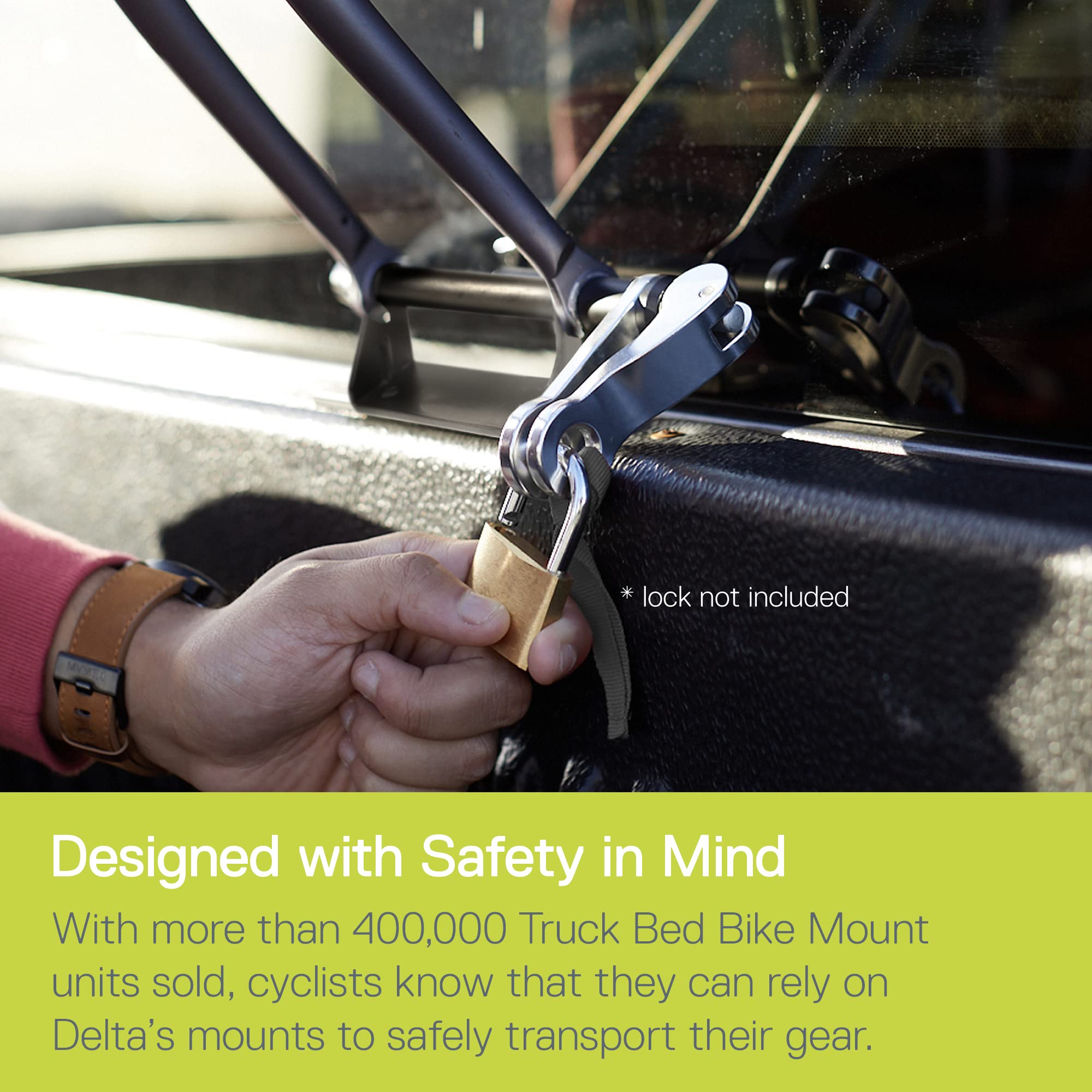 Delta sturdy steel body ensures durable transport on long trips.