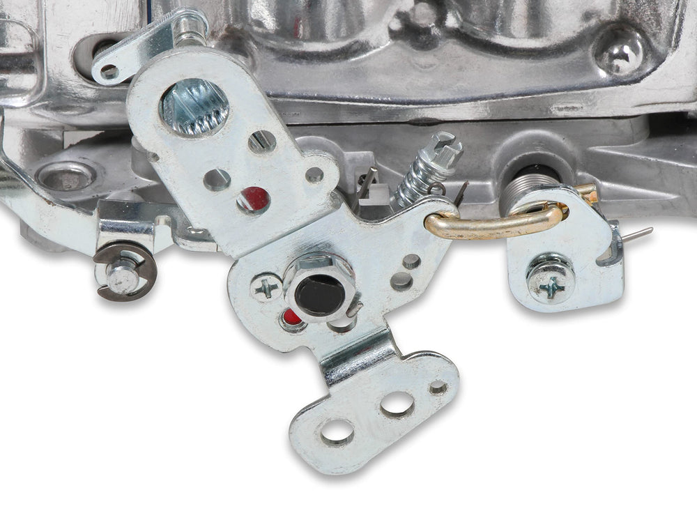 Demon SPD-750-MS billet metering blocks and base plate optimize fuel metering.