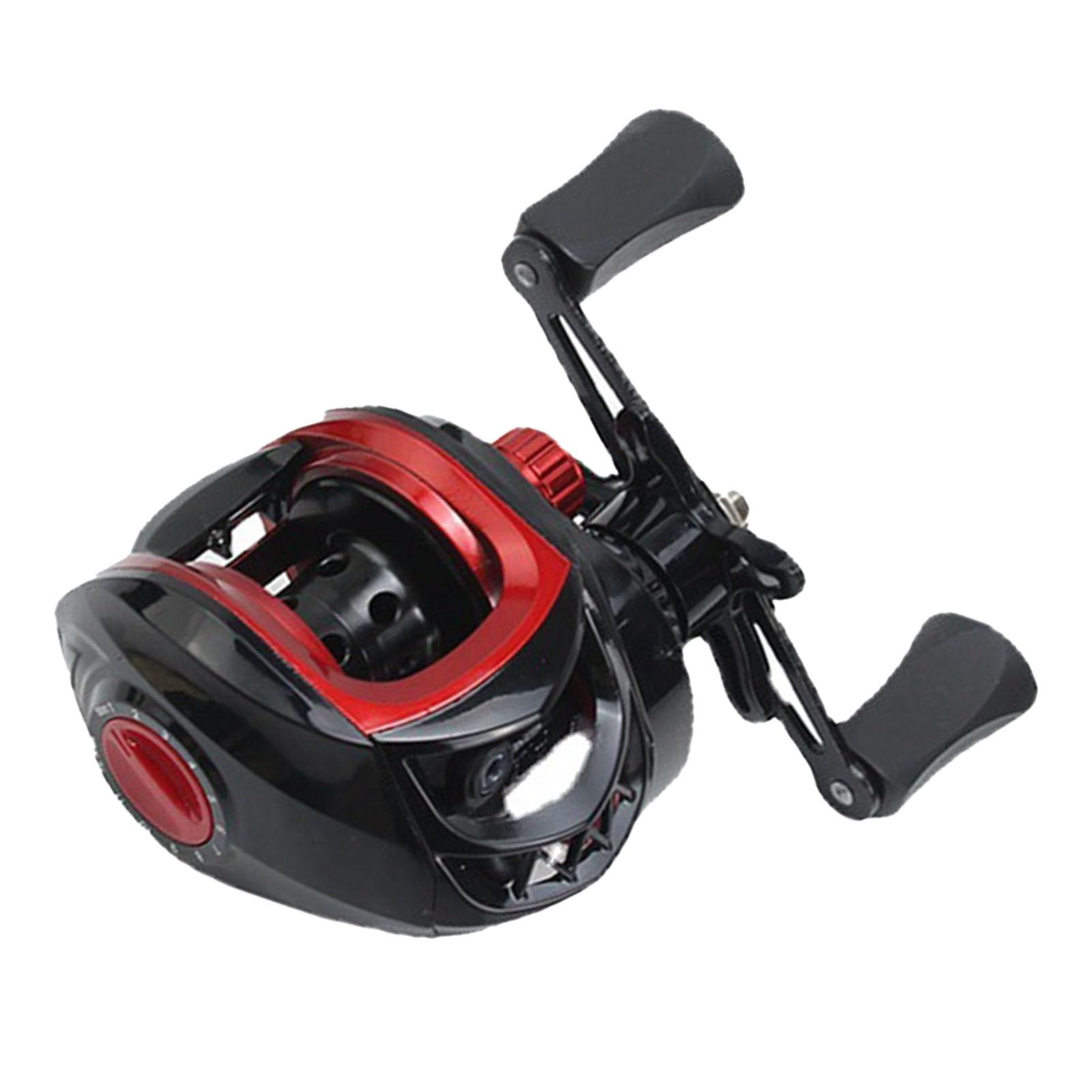 Denash compact-design baitcasting reel for comfortable, fatigue-free handling
