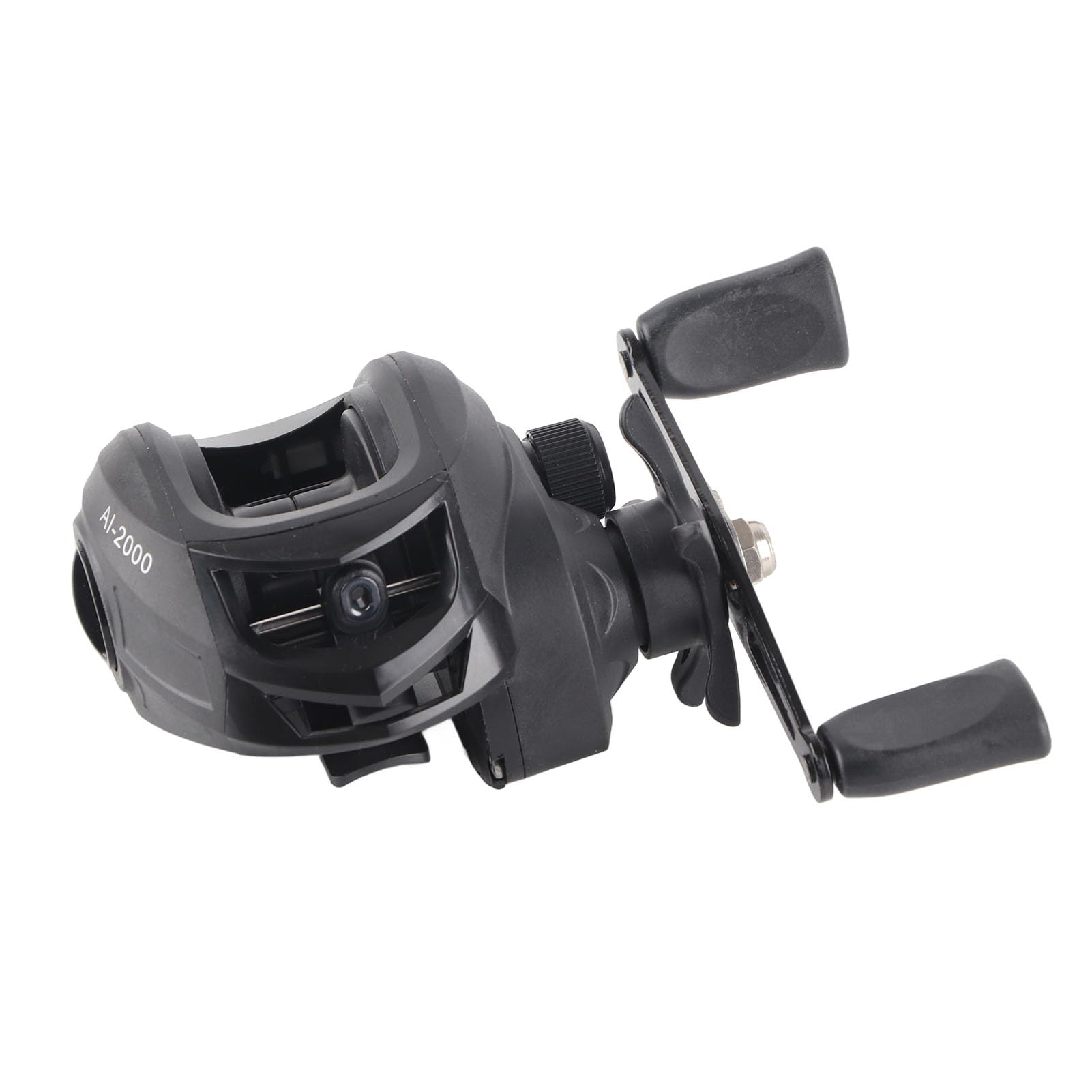 Denash metal-bodied black reel for a durable, long-lasting feel.